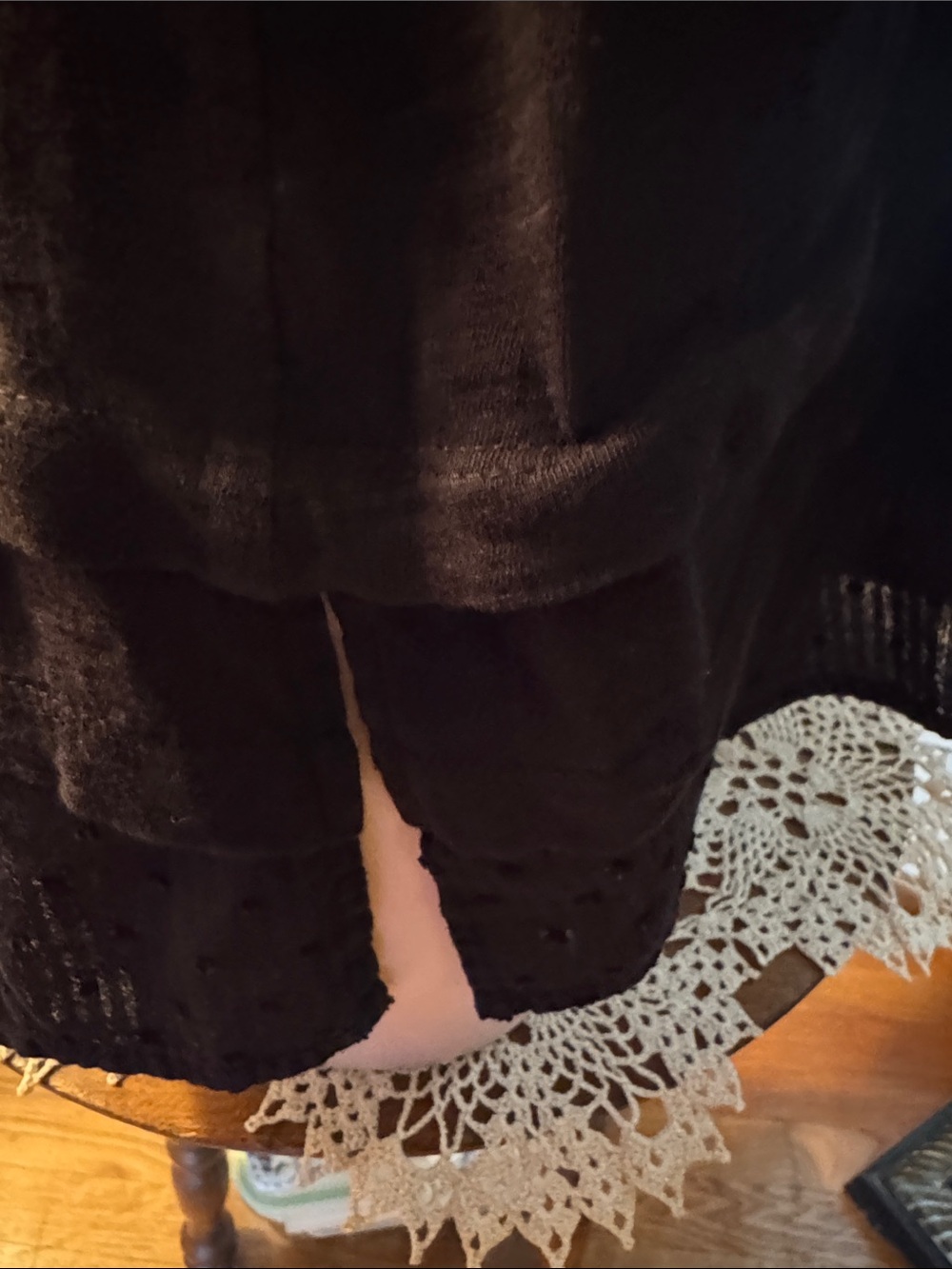 π· Logo by Lori Goldstein Cotton Slub Top With Swiss Dot Hem QVC A254021 - Picture 4 of 11